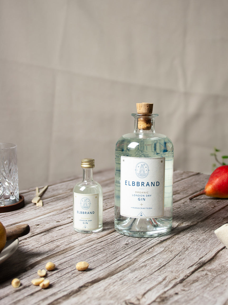 ELBBRAND GIN – Bio London Dry Gin – 0,5 l + 1 Mini gratis